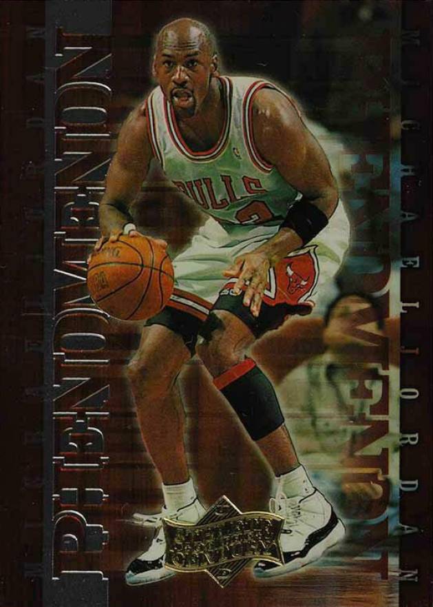 1999 Upper Deck Athlete of the Century Phenomenon Michael Jordan #P12 Basketball Card