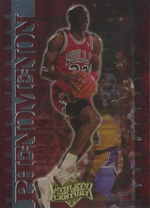 1999 Upper Deck Athlete of the Century Phenomenon Michael Jordan #P9 Basketball Card