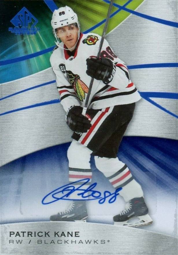 2019 SP Game Used Patrick Kane #45 Hockey Card