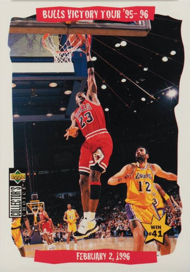 1996 Collector's Choice Michael Jordan/Vlade Divac #25 Basketball Card