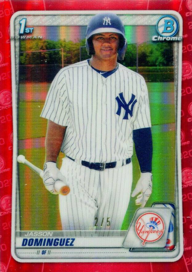 2020 Bowman Chrome Prospects Jasson Dominguez #BCP8 Baseball Card