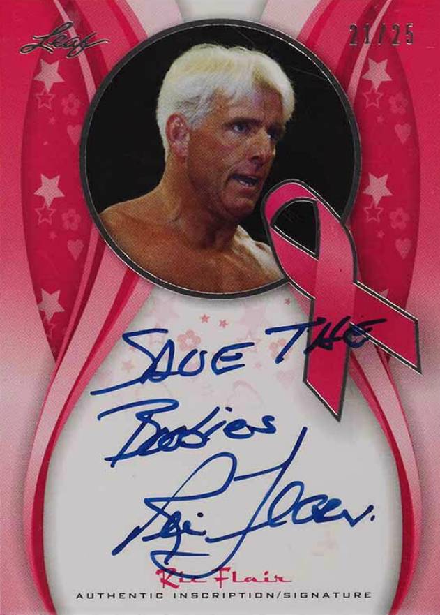 2013 Leaf Sports Heroes Pink Ribbon Inscriptions Ric Flair #RF1 Other Sports Card