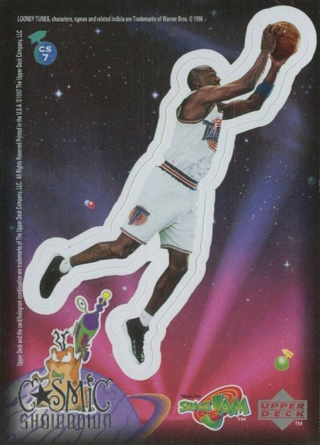 1996 Upper Deck Space Jam Cosmic Showdown Michael Jordan #CS7 Basketball Card