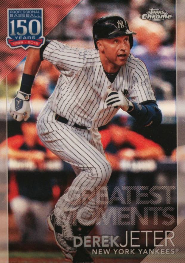 2019 Topps Chrome Update 150 Years of Professional Baseball Derek Jeter #23 Baseball Card