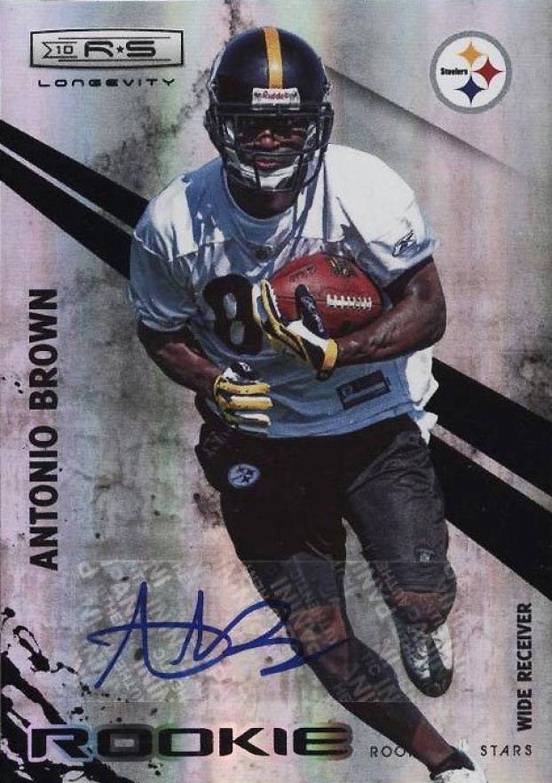 2010 Panini Rookies & Stars Antonio Brown #173 Football Card