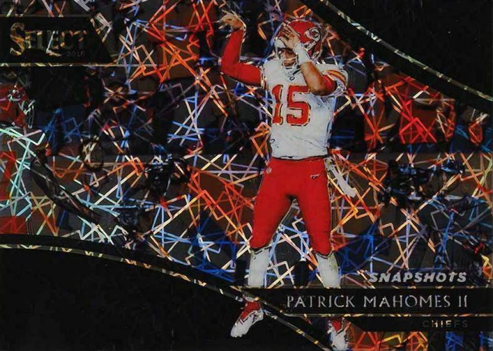 2018 Panini Select Snapshots Patrick Mahomes II #SN1 Football Card