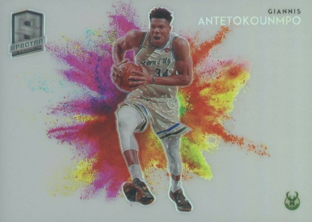 2019 Panini Spectra Color Blast Giannis Antetokounmpo #4 Basketball Card