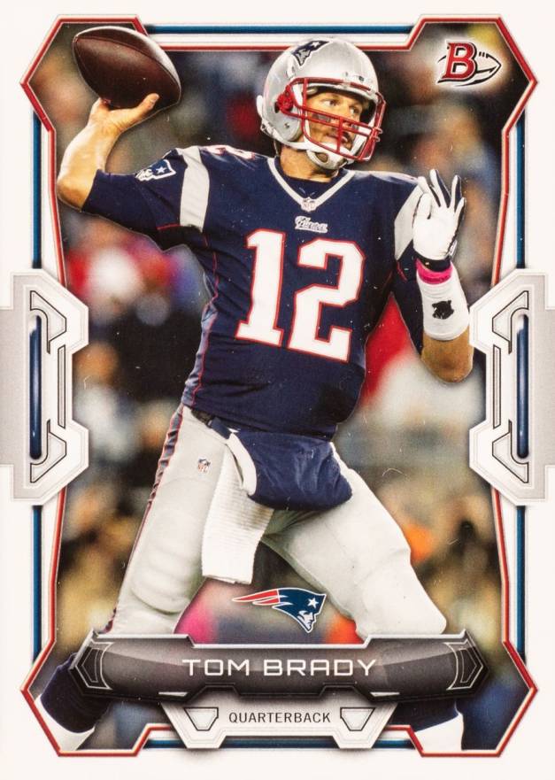 2015 Bowman Tom Brady #70 Football Card