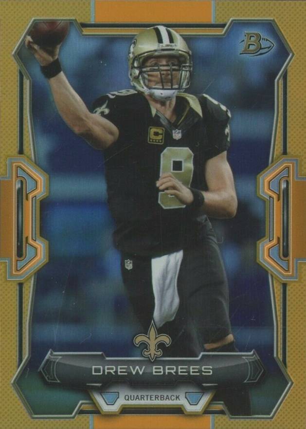 2015 Bowman Drew Brees #73 Football Card