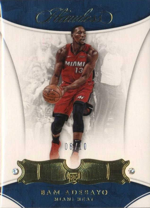 2017 Panini Flawless Bam Adebayo #89 Basketball Card