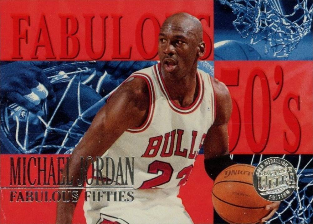 1995 Ultra Fabulous Fifties Michael Jordan #5 Basketball Card