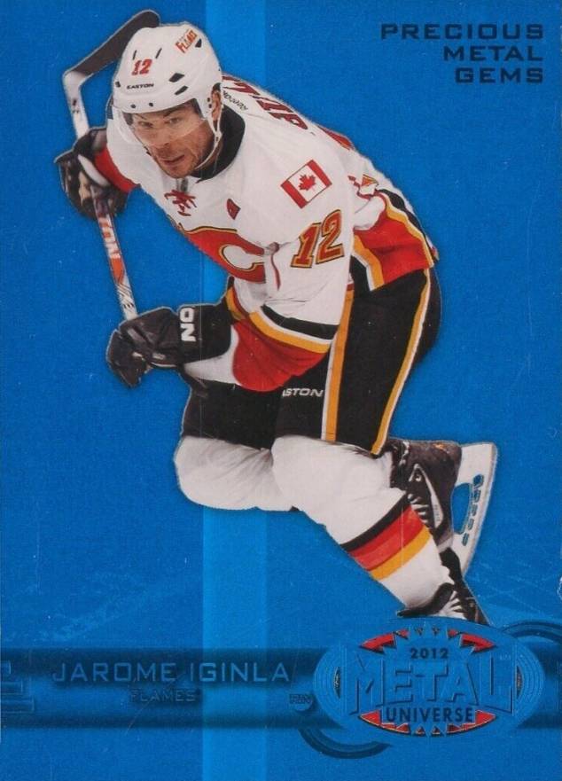 2012 Fleer Retro 1997-98 Precious Metal Universe Jarome Iginla #18 Hockey Card