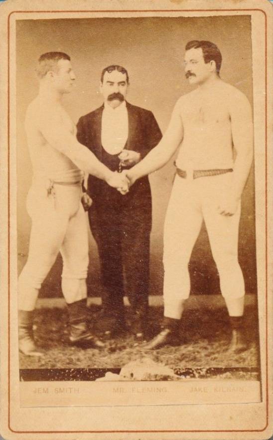 1880 CDV 1880-1900 Smith/Fleming/Kilrain # Other Sports Card