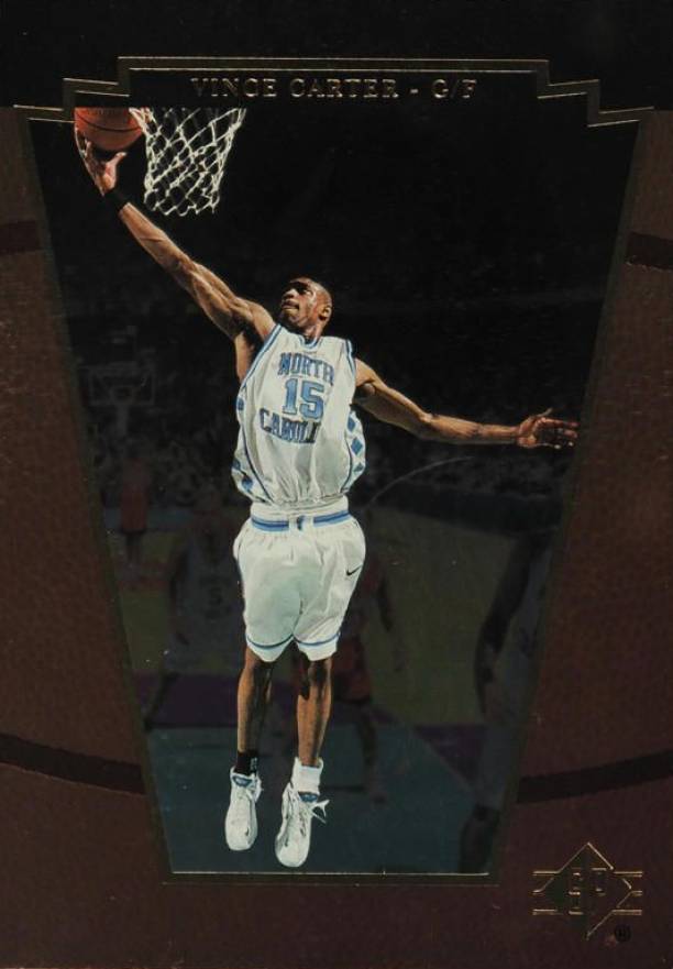 1998 SP Top Prospects Vince Carter #2 Basketball Card