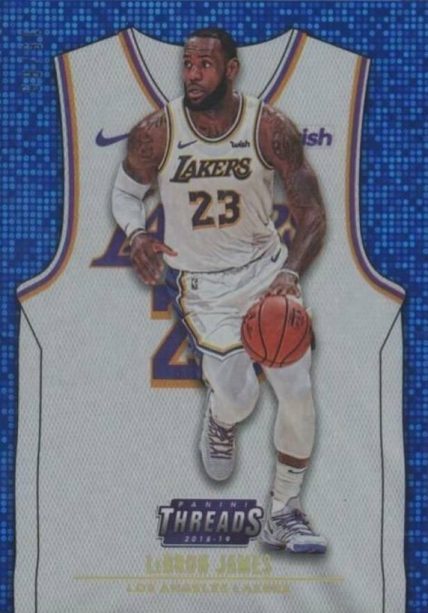 2018 Panini Threads LeBron James #135 Basketball Card