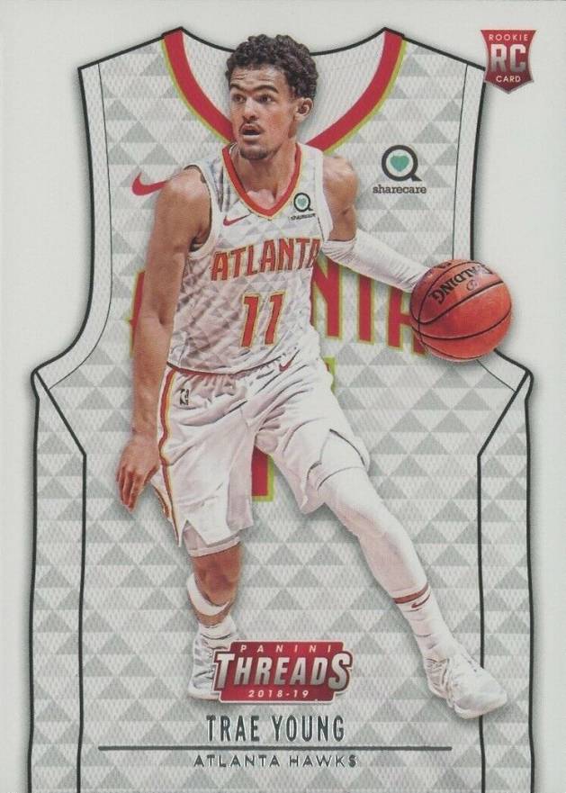 2018 Panini Threads Trae Young #103 Basketball Card