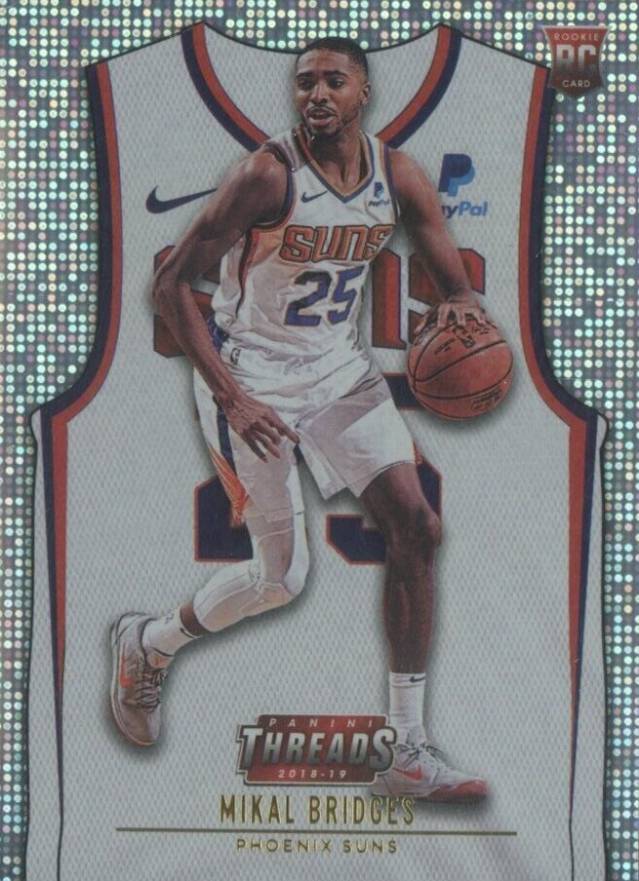 2018 Panini Threads Mikal Bridges #114 Basketball Card