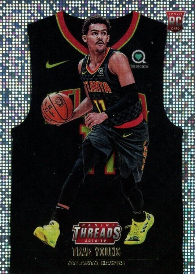 2018 Panini Threads Trae Young #143 Basketball Card