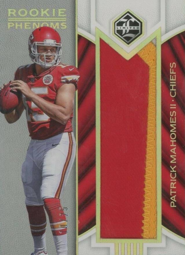 2017 Panini Limited Rookie Phenoms Jerseys Patrick Mahomes II #PM Football Card