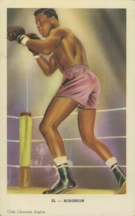 1956 Chocolat L'Aiglon Ray Robinson #23 Other Sports Card