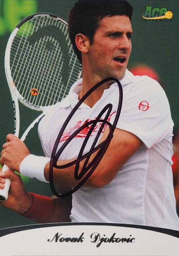 2010 Ace Authentic Aces Novak Djokovic #9 Other Sports Card