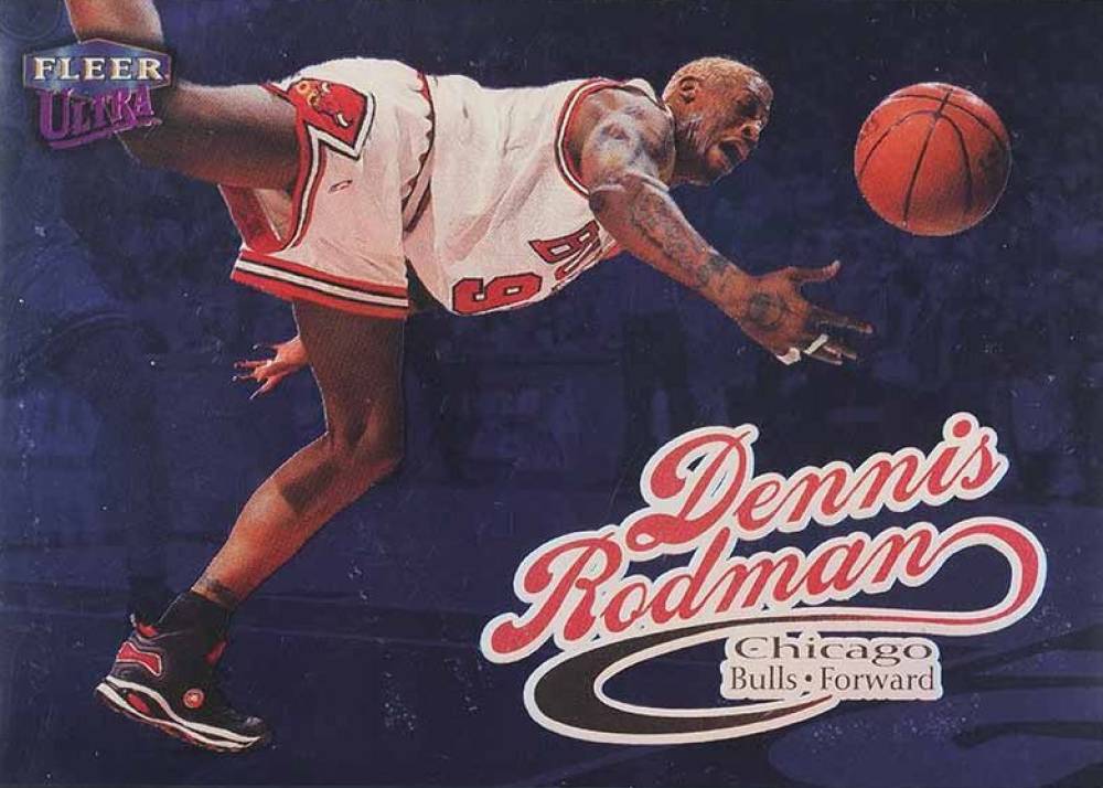 1998 Ultra Masterpiece Dennis Rodman #80P Basketball Card
