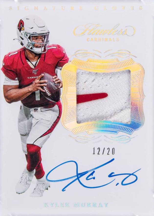 2019 Panini Flawless Signature Gloves Kyler Murray #SG-KM Football Card