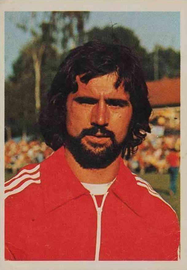 1974 Bergmann-Verlag Fussball Gerd Muller #18 Soccer Card