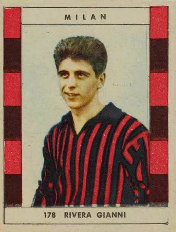 1963 Imperia Calciatori Gianni Rivera #178 Soccer Card