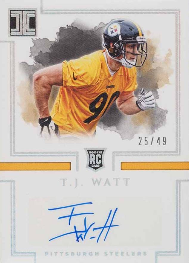 2017 Panini Impeccable T.J. Watt #171 Football Card