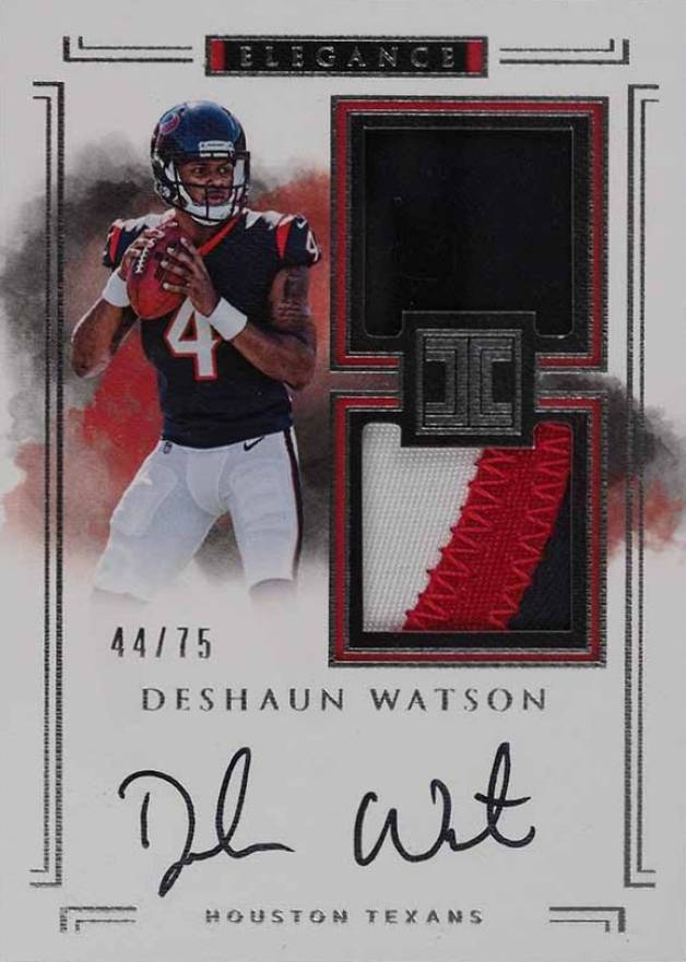 2017 Panini Impeccable Deshaun Watson #108 Football Card