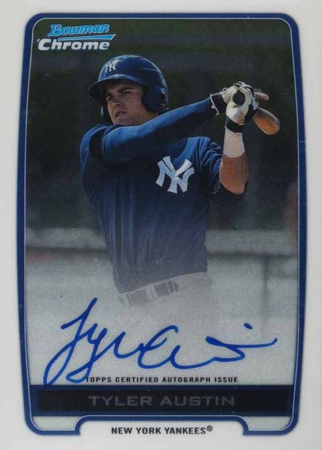 2012 Bowman Chrome Prospects Tyler Austin #BCATA Baseball Card