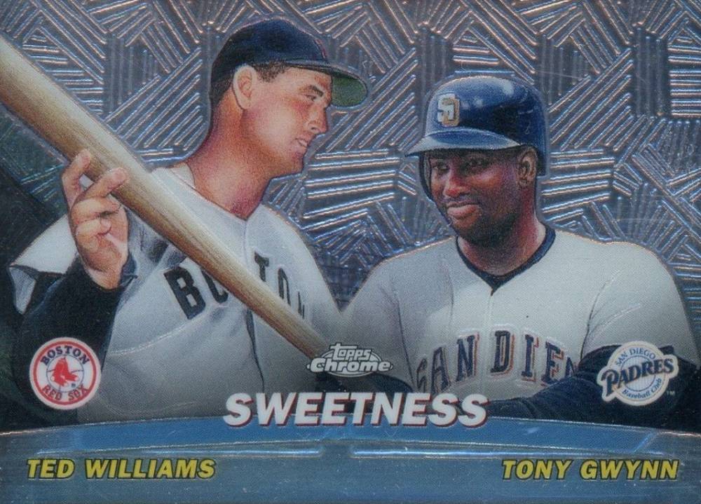 2001 Topps Chrome Combos Tony Gwynn/Ted Williams #TC15 Baseball Card