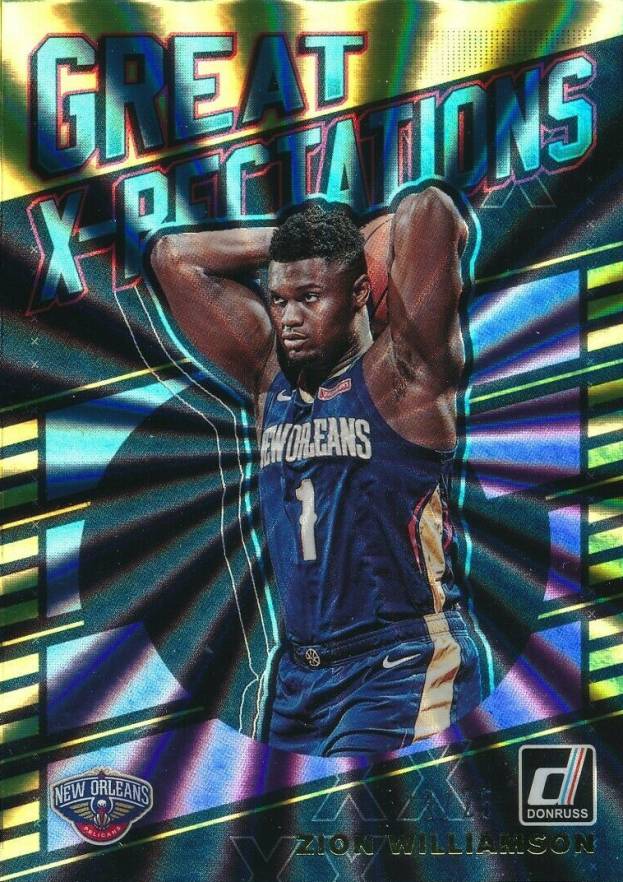 2019 Panini Donruss Great X-Pectations Zion Williamson #7 Basketball Card