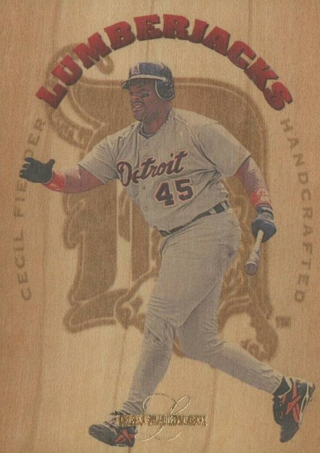 1995 Leaf Limited Lumberjacks Cecil Fielder #15 Baseball Card