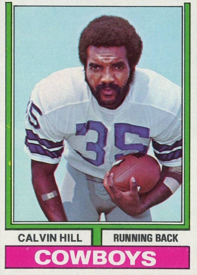 1974 Topps Parker Brothers Calvin Hill #95 Football Card