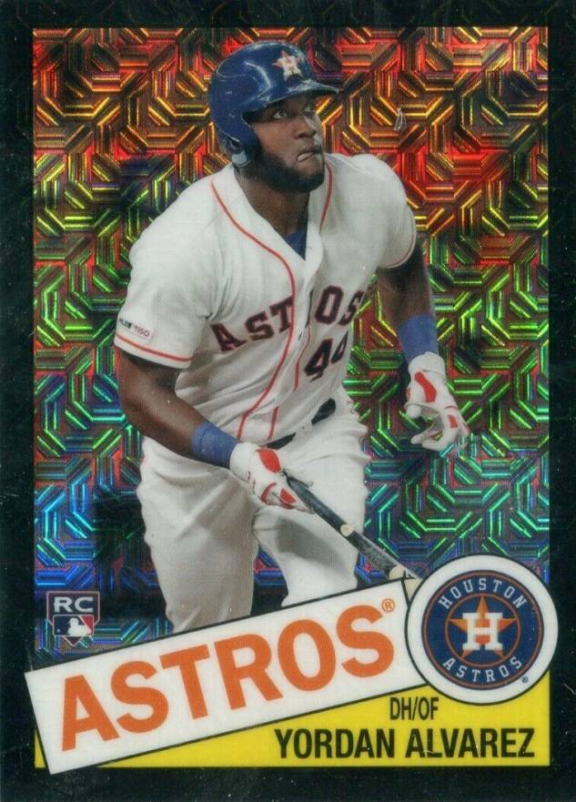 2020 Topps Silver Pack 1985 Chrome Promo Yordan Alvarez #16 Baseball Card