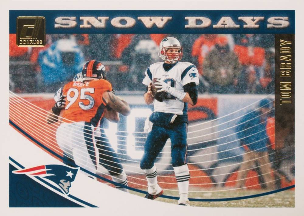 2018 Panini Donruss Snow Days Tom Brady #SD-5 Football Card