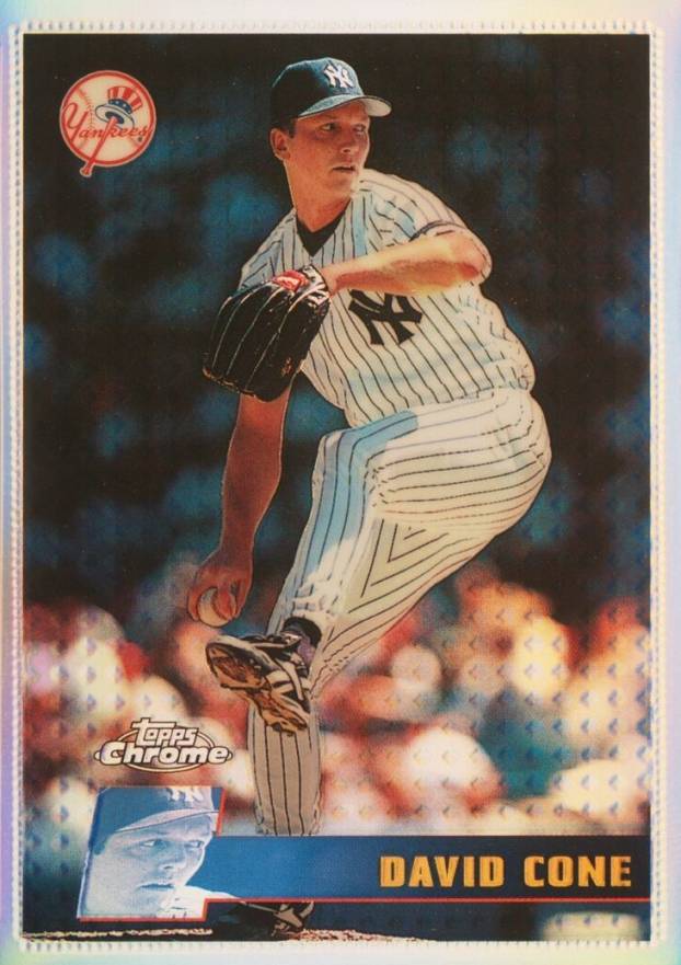 1996 Topps Chrome David Cone #33 Baseball Card