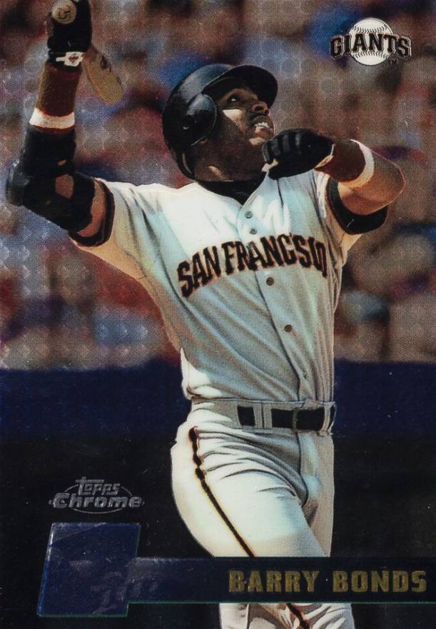 1996 Topps Chrome Barry Bonds #119 Baseball Card