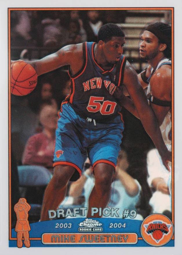 2003 Topps Chrome Mike Sweetney #119 Basketball Card