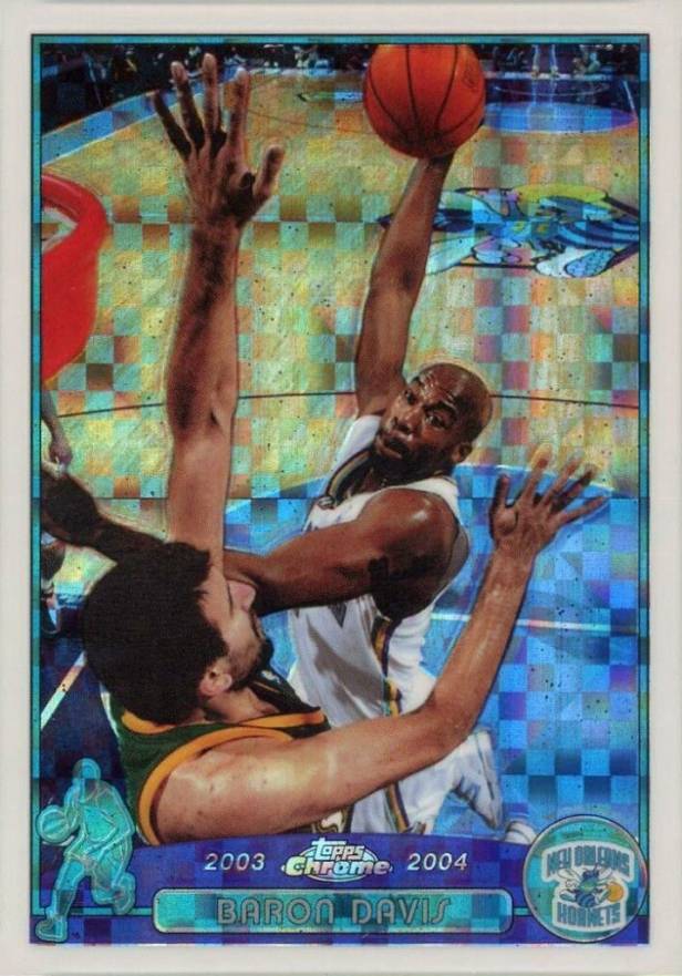 2003 Topps Chrome Baron Davis #29 Basketball Card