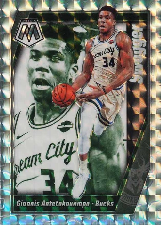 2019 Panini Mosaic Swagger Giannis Antetokounmpo #9 Basketball Card