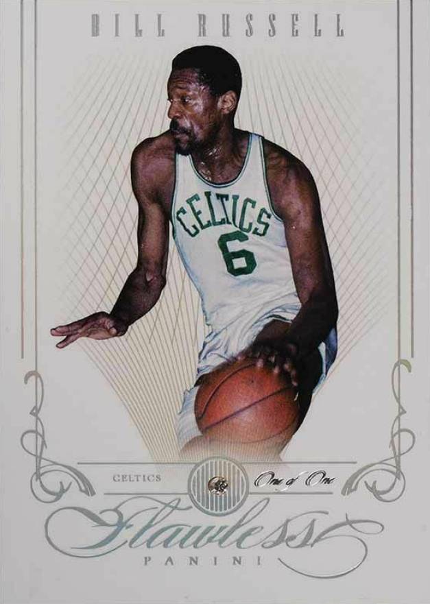 2012 Panini Flawless Bill Russell #71 Basketball Card