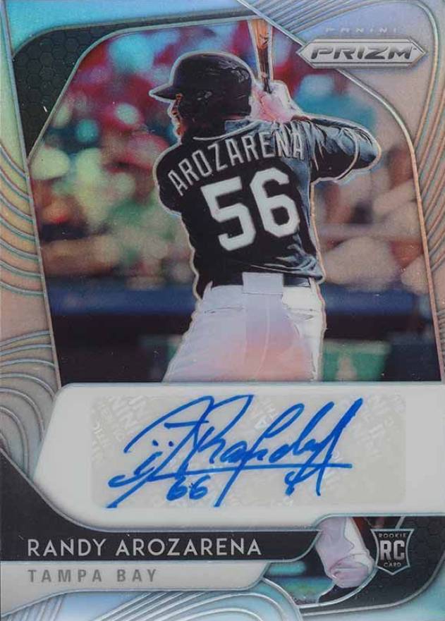 2020 Panini Prizm Rookie Autographs Randy Arozarena #RARA Baseball Card