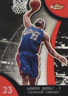 2007 Finest LeBron James #40 Basketball Card