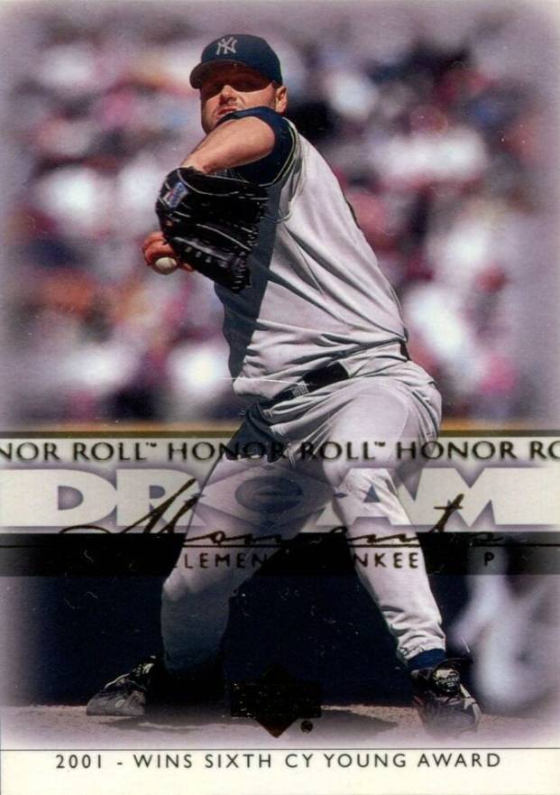 2002 Upper Deck Honor Roll Roger Clemens #67 Baseball Card