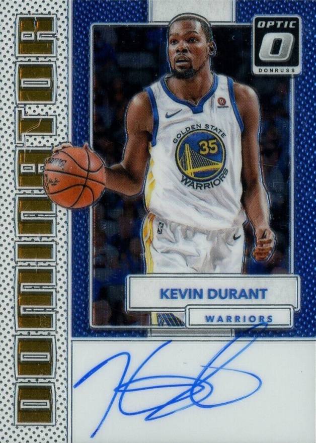 2017 Panini Donruss Optic Dominator Signatures  Kevin Durant #28 Basketball Card