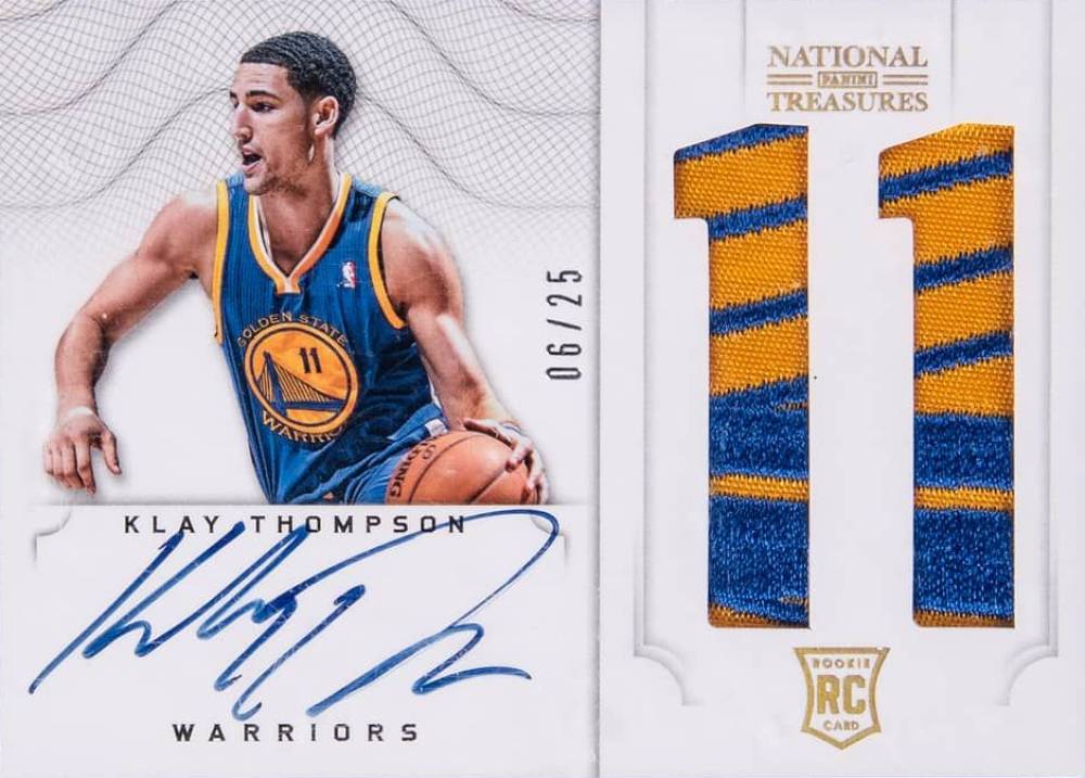 2012 Panini National Treasures Klay Thompson #110 Basketball Card