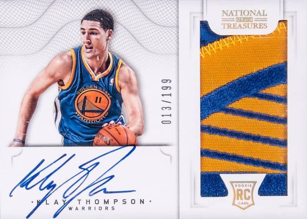 2012 Panini National Treasures Klay Thompson #110 Basketball Card